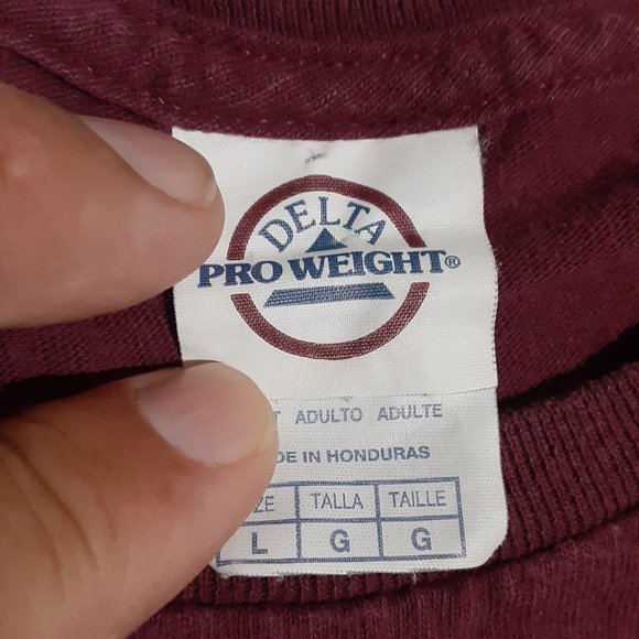 Delta Pro Weight Men's Las Vegas Nevada Short Sleeve T Shirt in Size L - Picture 5 of 5